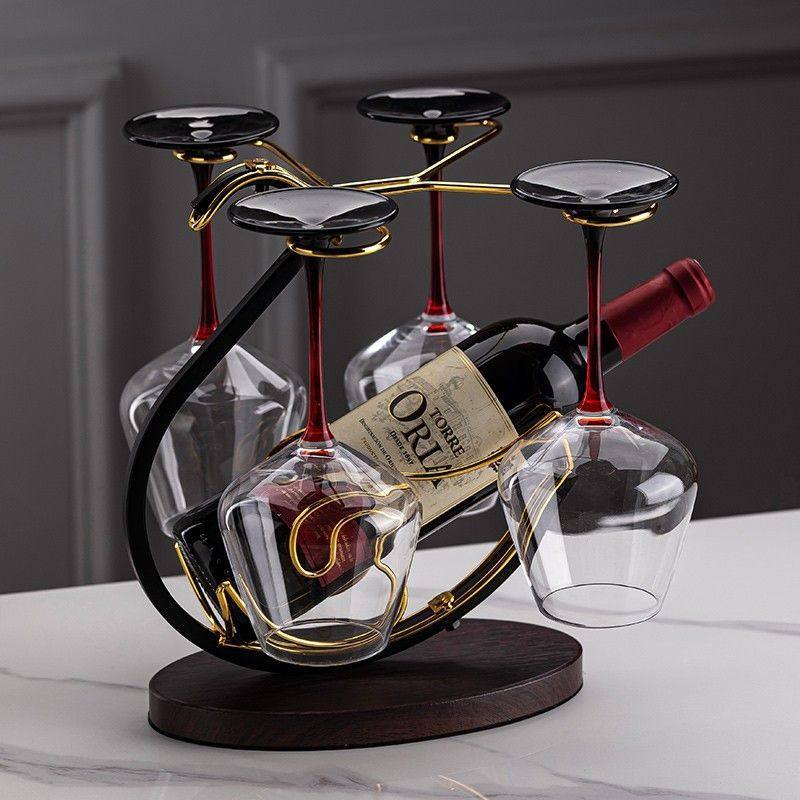 酒杯红酒架子轻奢高档高脚杯倒挂创意酒瓶展示架家用酒柜摆件,家庭/个人清洁工具,杯架,淘宝优惠券,粉丝福利购,淘宝优惠卷