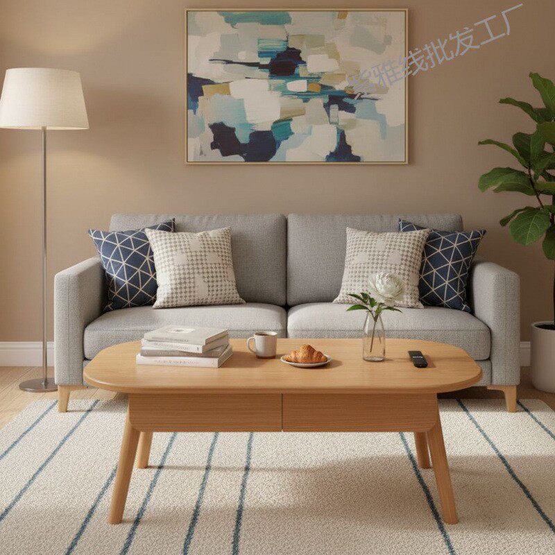 茶几实木茶桌客厅简约简易家用小桌子小户型沙发小边几小饭桌茶台