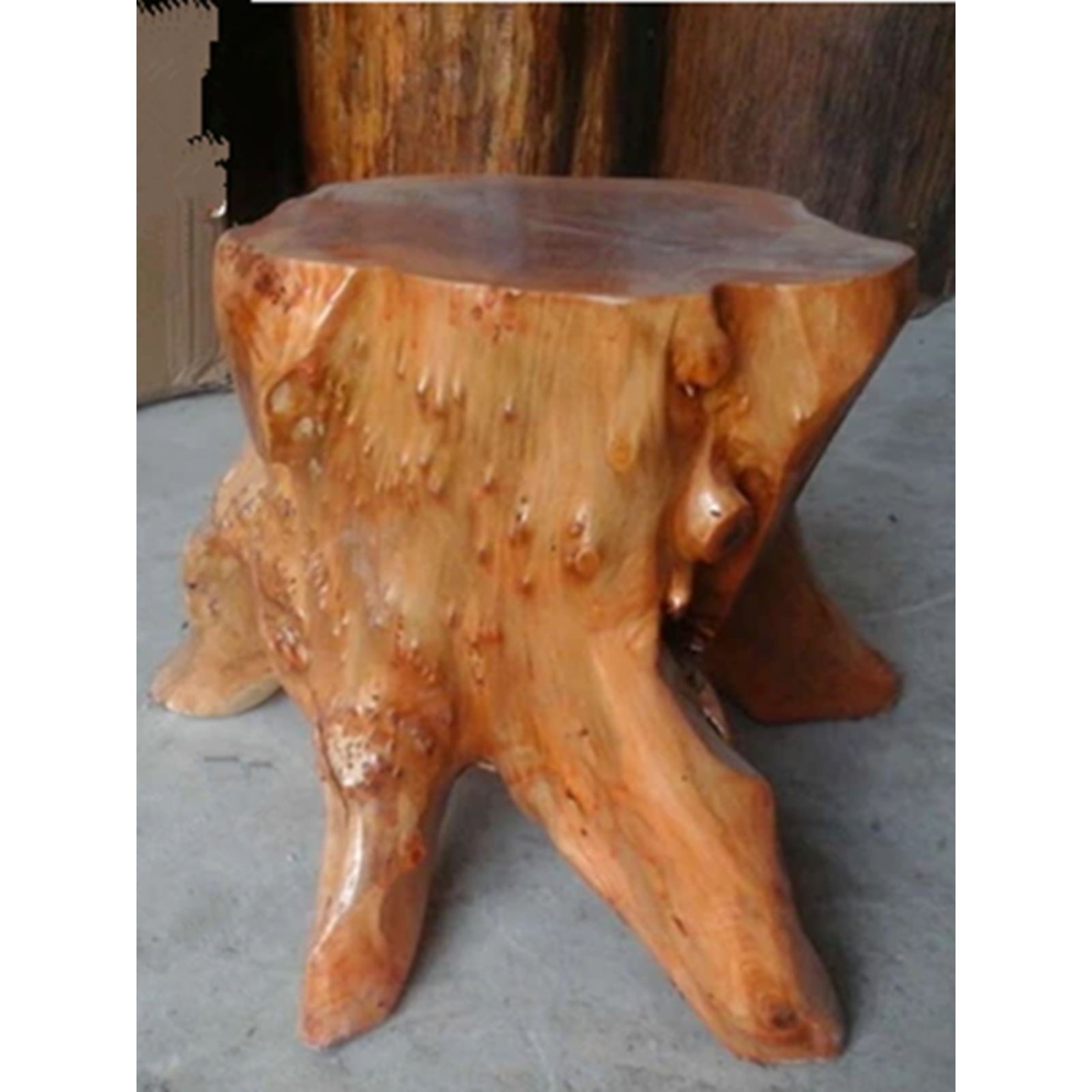 天然根雕凳子实木树墩子原木树桩木头茶几凳木桩坐凳树根底座花架