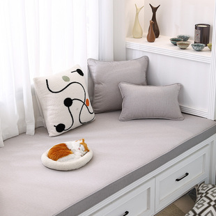 飘窗垫定制阳台垫新品科技绒防污防水椰棕乳胶垫可拆洗2025年新品