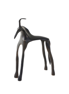 北欧现代轻奢风高档金属雕塑摆件样板房客厅电视柜装软装饰品摆设