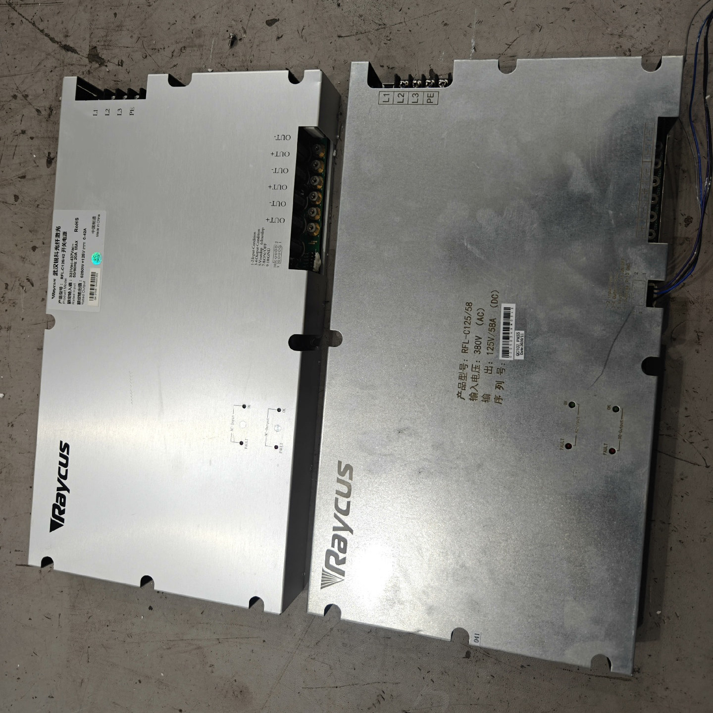 RFL-C125/58武汉锐科光纤激光RFL-C125/42开关电源5000W