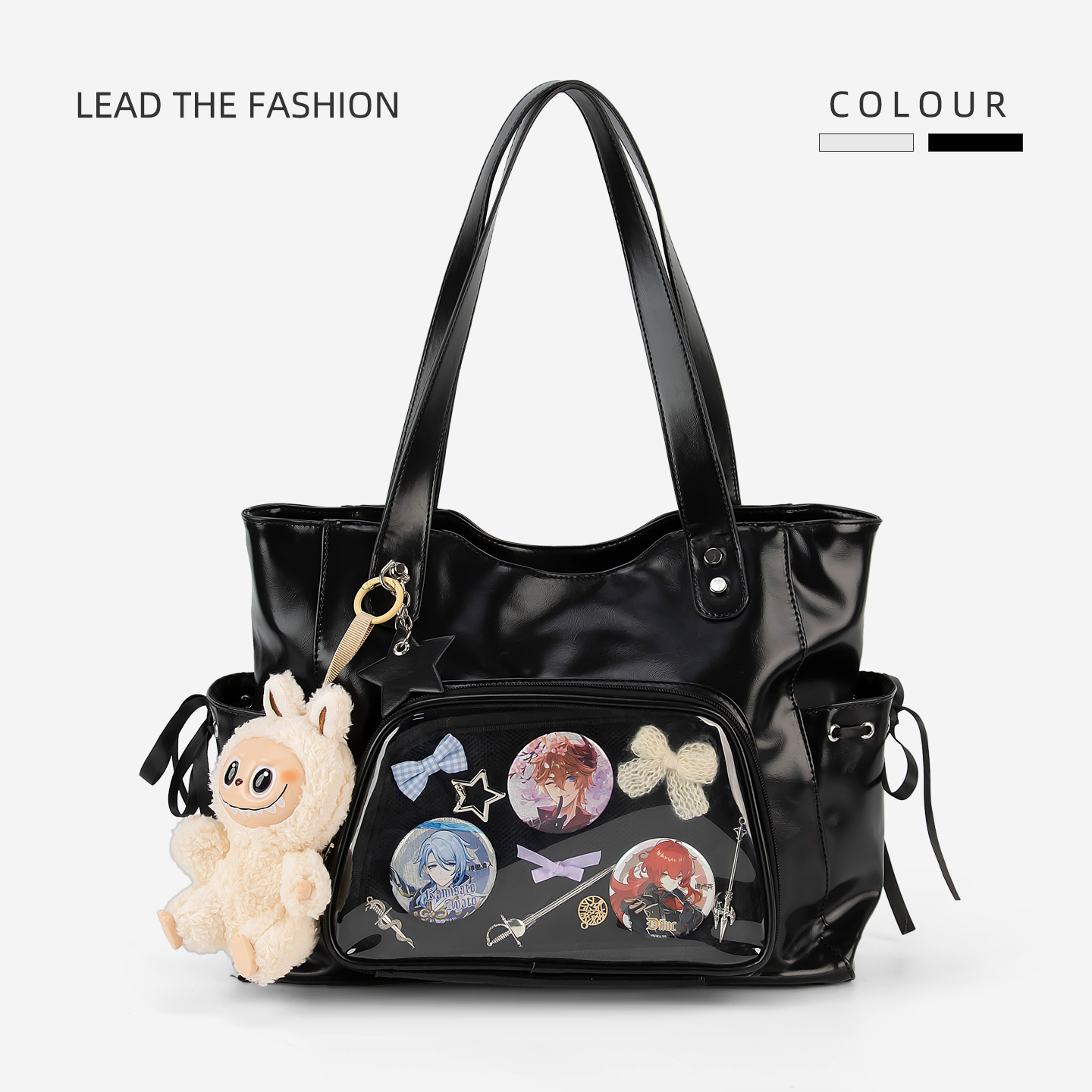 咔哇啦二次元软妹蝴蝶结痛包