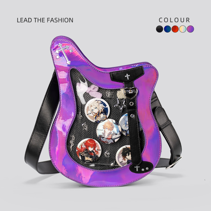 贝斯斜跨吉他单肩痛包谷子扎板