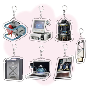 笔记本呼吸机燃料绝密服务器量子储存大红同人周边钥匙扣书包挂件
