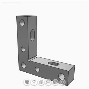 焊接夹具用垫片调整用基准块L型CMAJL16CMAJL20焊接用直角固定