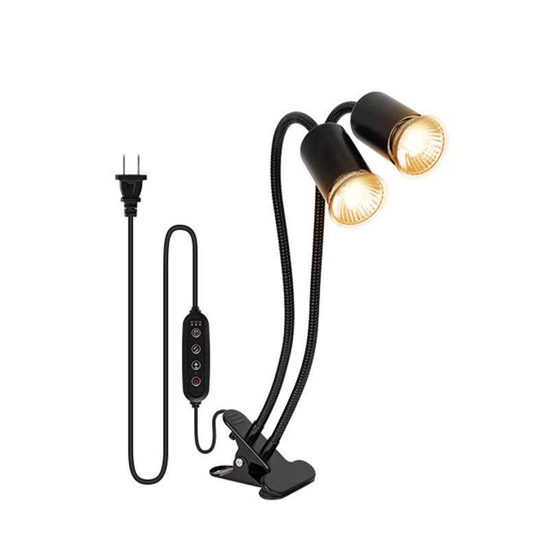 乌龟爬宠晒背灯uva取暖uvb加热保温太阳灯龟灯泡宠物分控定时灯架