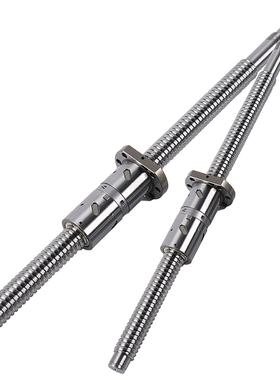 高精度机床丝杆DFU型号系列双螺母滚珠螺杆精密研磨滚珠丝杠