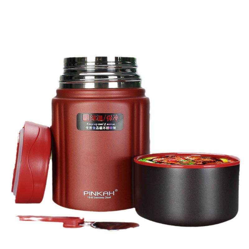 Pinkah品家家品真空焖烧罐大容量304不锈钢保温饭盒闷烧壶杯750ml