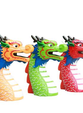 龙头雕塑摆件仿真动物摆件端午节赛龙舟商场超市售楼柜台装饰品