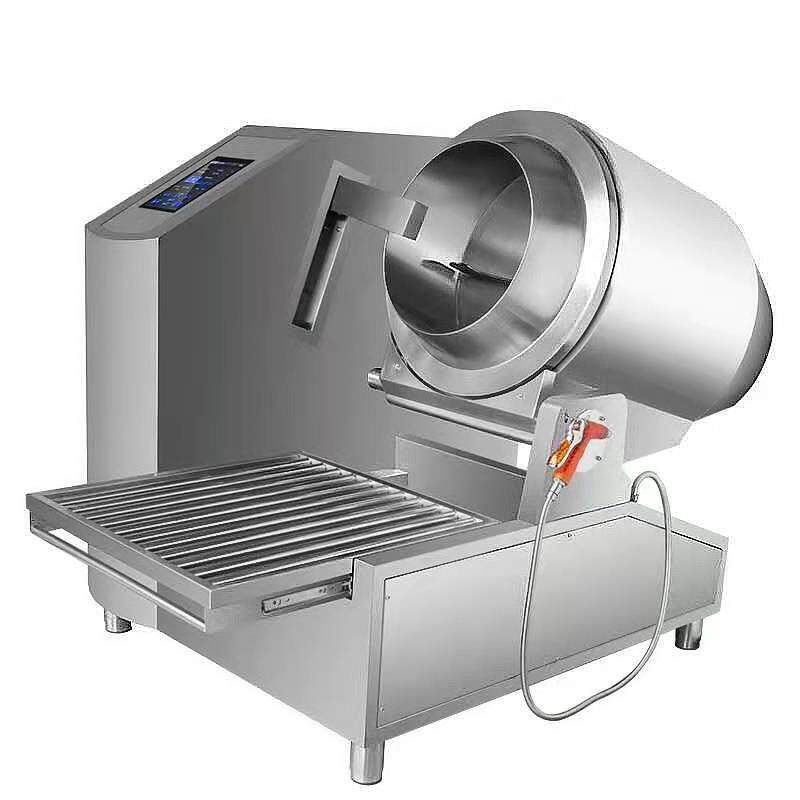 全自动智能商用炒菜机电磁炒菜机炒饭机大型多功能电磁滚筒炒菜锅