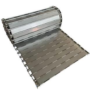 不锈钢链板工业传动耐高温耐腐蚀清洗烘干排屑机链板重型冲孔链板