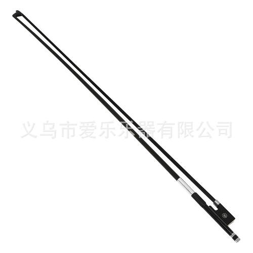 4/4黑马尾小提琴琴弓彩贝乌木尾库碳纤维提琴弓子演奏小提琴弓杆