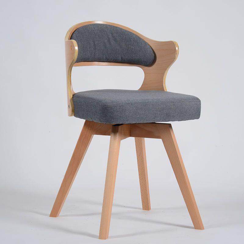 实木旋转休闲椅子靠背家用办公电脑椅北欧学生学习书桌椅餐厅餐椅,商业/办公家具,办公电脑椅/职员椅,淘宝优惠券,粉丝福利购,淘宝优惠卷