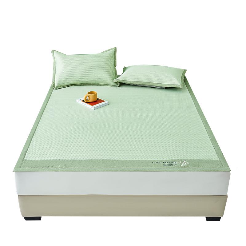 夏天凉感XYJ258冰丝凉席豆席床垫三豆套宿件舍床笠罩可水洗学生单