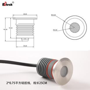 埋地灯LED不锈钢埋地灯5步内色容差户外防水广场别墅亮化景观照灯