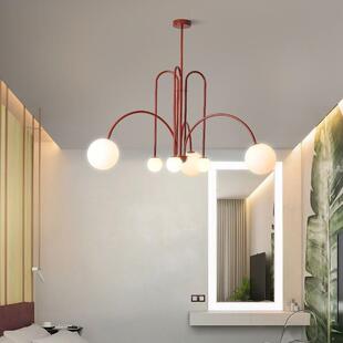 广东中山灯具大全客厅吊灯北欧简约现代轻奢魔豆艺术餐厅卧室主灯