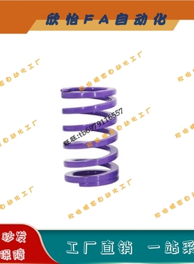深紫色YSWC-D46-L50 L55 L60 L65L70L75L80L90L100矩形螺旋弹簧TY