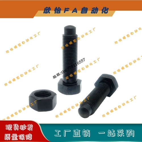 PBE21碳钢细牙定位螺栓螺纹前端R型 STCA8/10-15/20/25/30/35/80