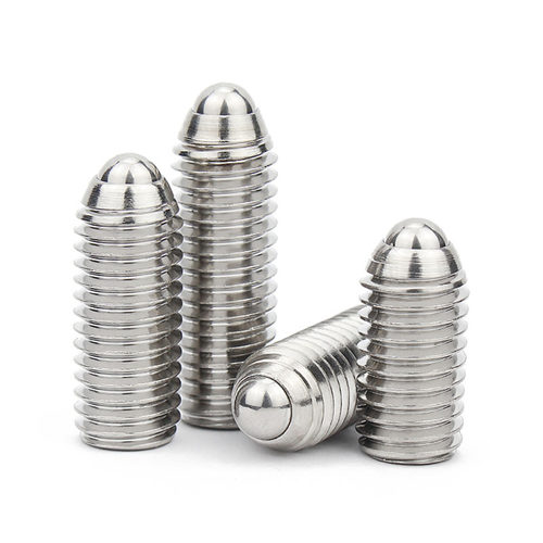 304不锈钢树脂波珠螺丝NSZL3/4定位钢玻珠波子仔紧定弹簧球头柱塞