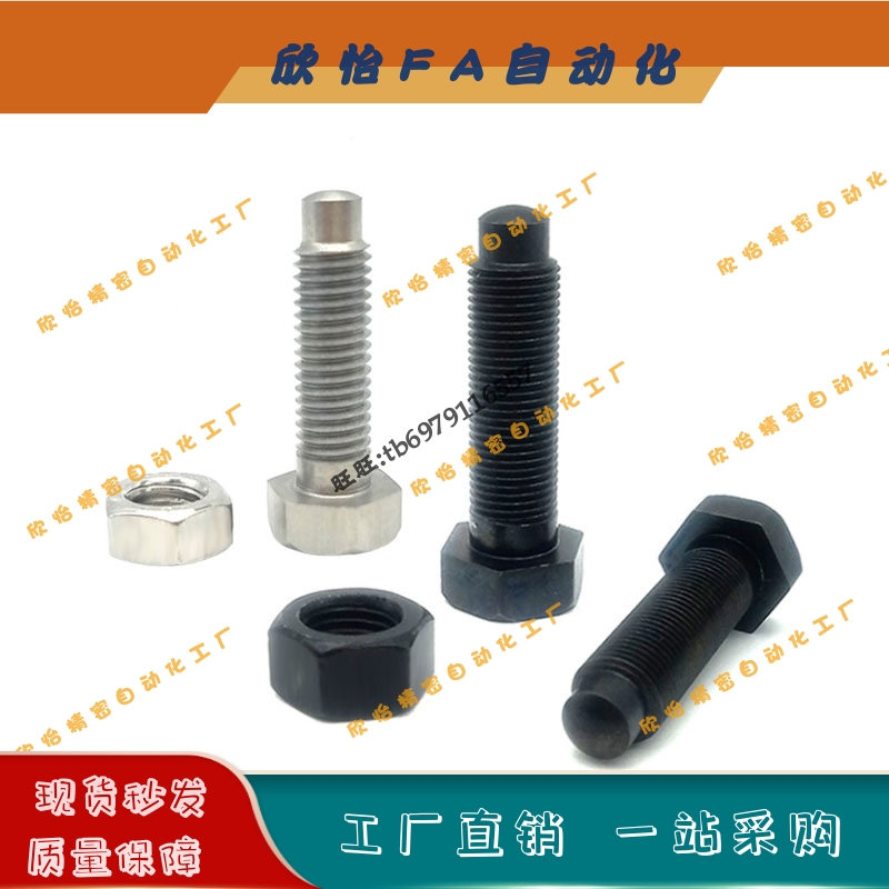 PBE01粗牙调整螺栓螺纹前端R型 STBA12/16-30/35/40/50/60/70/80