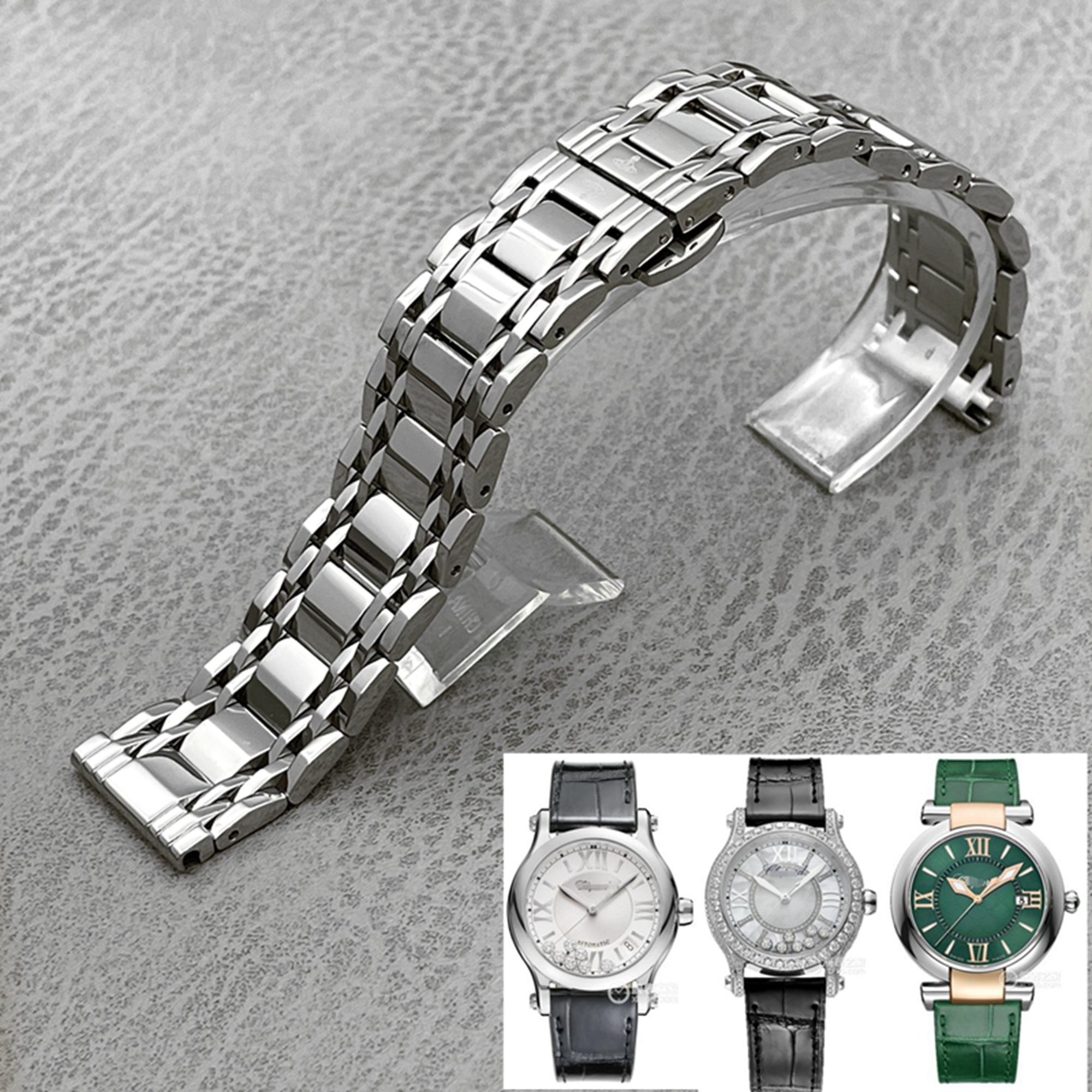 适配手表实心钢带