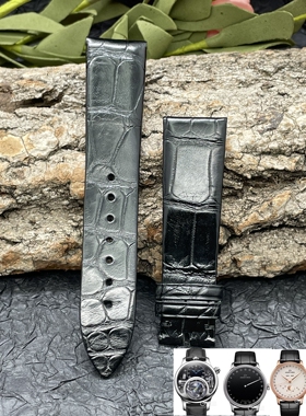梦诗纯 适配雅克德罗JAQUET DROZ巴塞尔新宠鳄鱼皮表带 20mm