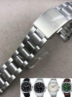 梦诗纯适配sarb017精工钢带SPB155J1 SPB121J1登山新旧款钢带20mm
