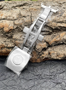 梦诗纯适配FM法兰克穆勒V41V45表扣蝴蝶双按扣VANGUARD折叠扣20mm