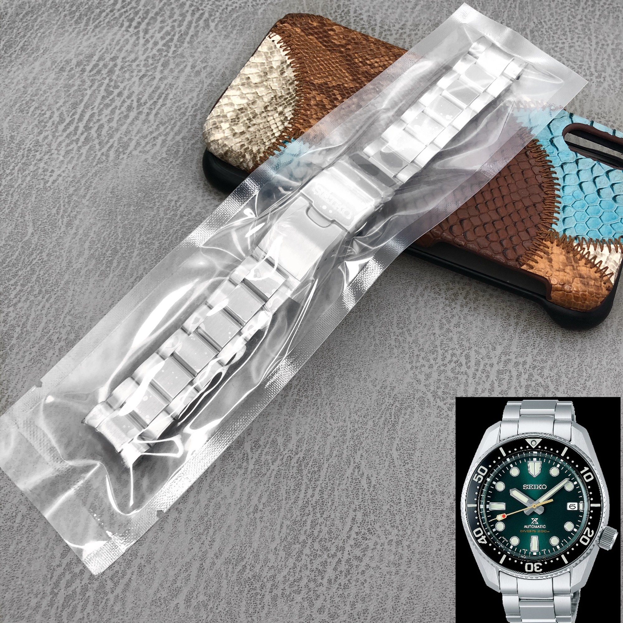 梦诗纯适配精工SPB207J1原装钢带