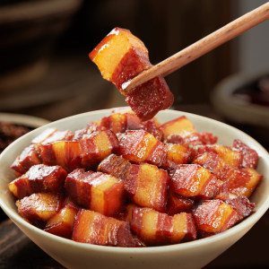 松发元卤红烧南乳肉五花肉熟食下饭菜广东卤味特产潮汕卤汁美食