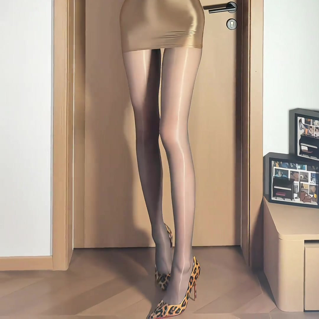 性感风高腰连裤袜女油亮光泽显腿长美腿塑形打底袜光腿神器显瘦