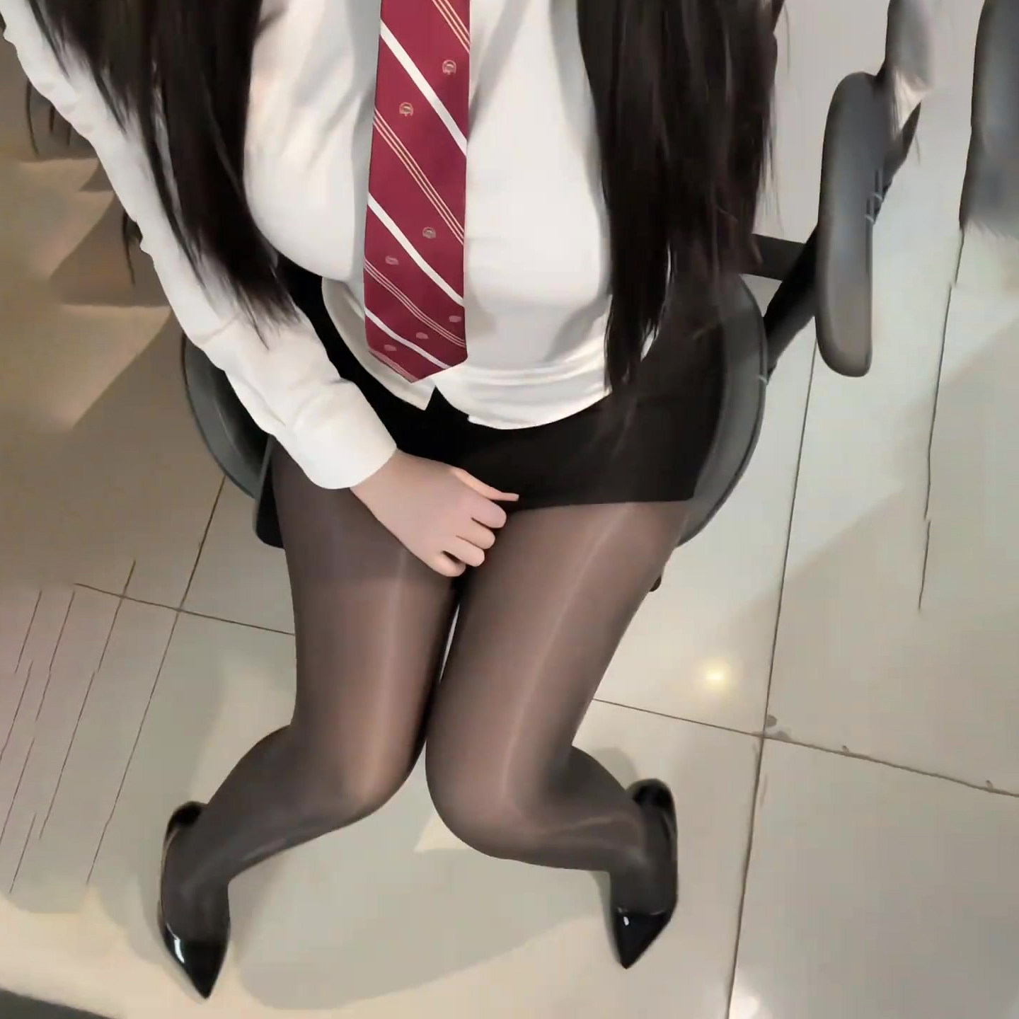 学院风高腰连裤袜女2026年秋季光滑黑丝美腿防勾丝油光袜性感丝袜