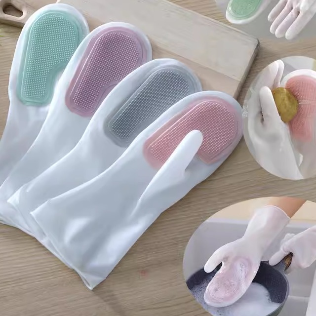 【下单立减50】多功能魔术家务洗碗手套防水厨房清洁家用刷碗Y17