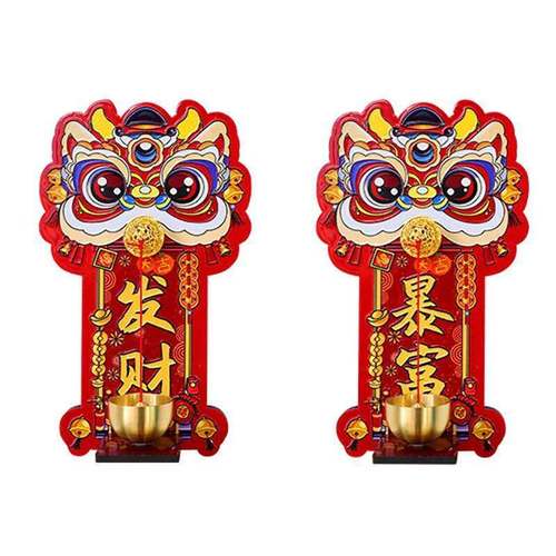 磁吸门铃入户玄关招财暴富瑞兽醒狮装饰中国风YZ07