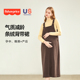 2025新款 时尚 套装 美国费雪孕妇冬装 洋气高级感背带裙秋冬季 连衣裙