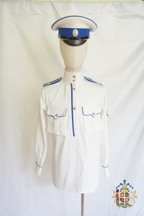 《钢铁是怎样炼成的》沙俄白军阿列克谢耶夫团蓝白套头衫夏季制服