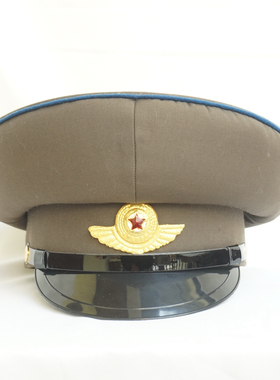 朝鲜DPRK人民军空军夸张大顶大檐帽