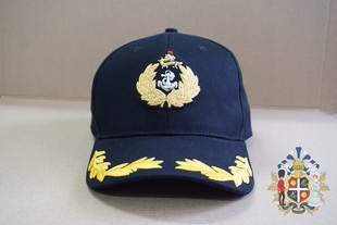 清末北洋水师周边刺绣棒球帽（黑色金属丝刺绣特别版）