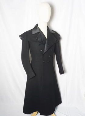 摄政时期1820-1830风格复古泡泡袖男装frock coat