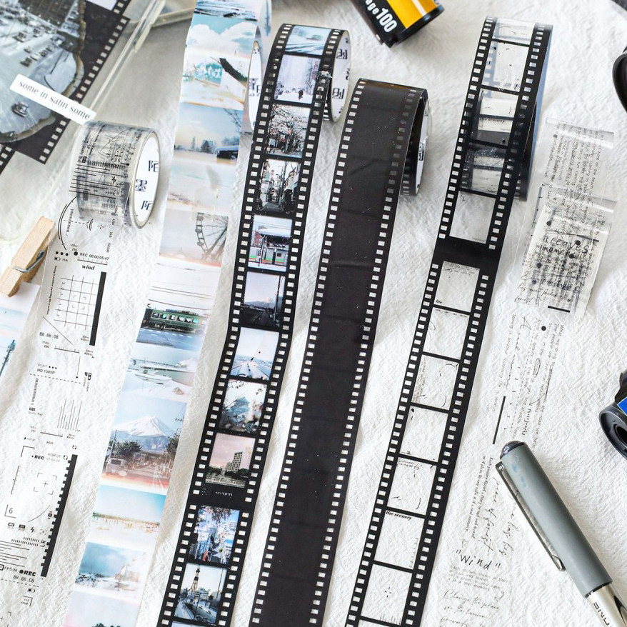 文艺胶片PET手帐胶带复古英文风景边框盐系流麻手帐拼贴装饰贴纸,文具电教/文化用品/商务用品,胶带/胶纸/胶条,淘宝优惠券,粉丝福利购,淘宝优惠卷