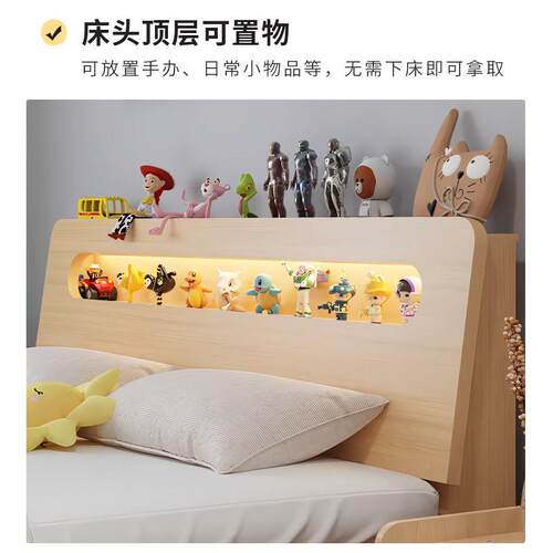 实木床1米人床防潮排骨卧架2床架家用出租房床1室米8双人床大床.