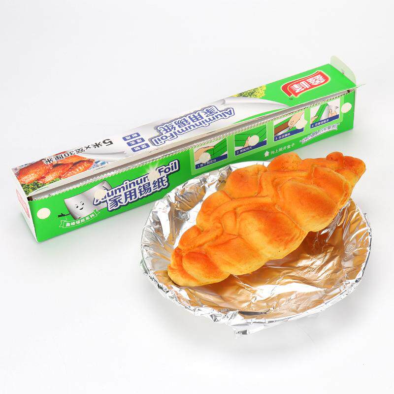 峰家用烘培烧烤箔纸带锯1齿厨房烤肉花甲烤铝箱烤鱼锡箔鑫纸120.