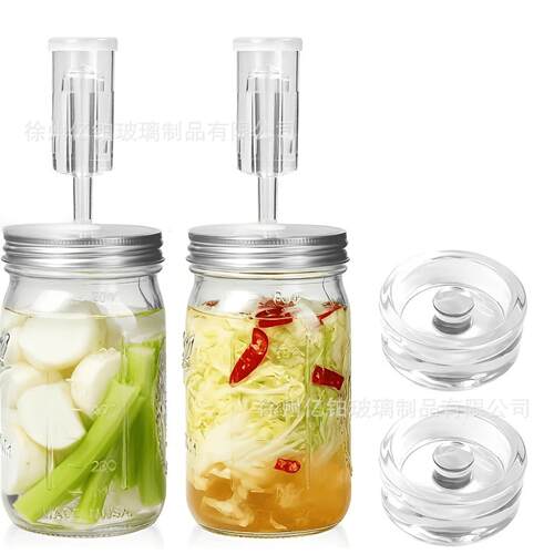 新品1/2个装32oz宽口梅森发酵罐