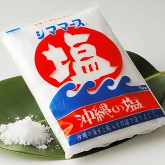 日本原装正品冲绳产冲绳盐天日盐理调味料1000g商用装