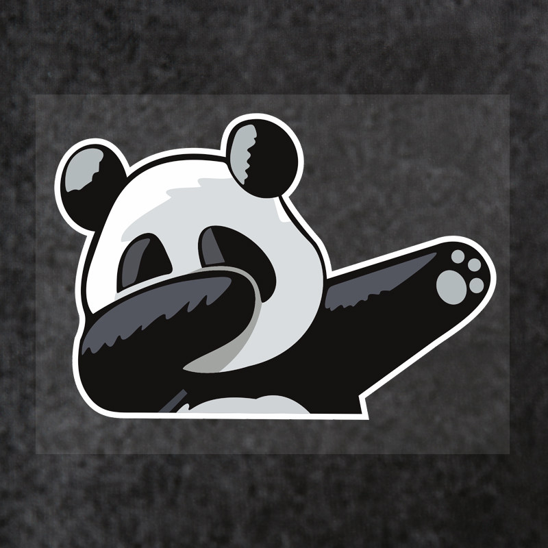 车贴纸熊猫嘻哈手势趣味反光个性创意搞笑卡通摩托电动车身玻璃窗,汽车用品/电子/清洗/改装,汽车装饰贴/反光贴,淘宝优惠券,粉丝福利购,淘宝优惠卷