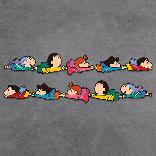 娇呵PVC蜡笔小新电动车贴纸卡通