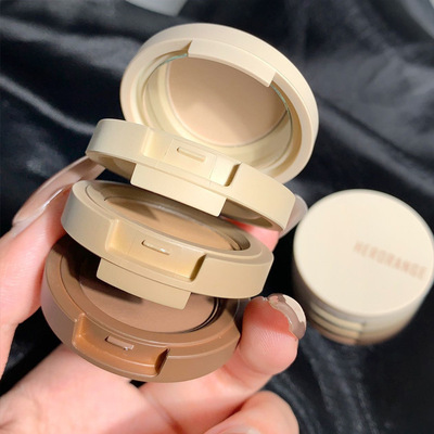 。HERORANGE~轻风浮盈三色眼影盘三层夹心便当盒珠光哑光细闪大亮