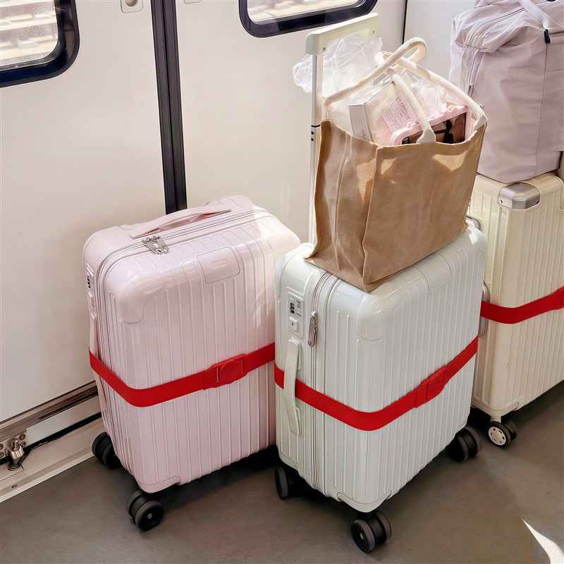 行李箱固定绑带托运加固带8字多功能旅行箱防脱落松紧弹力捆绑绳