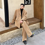 2024秋款宽松廓形驼色灯芯绒玉米粒大版垫肩西装W0500P135，男装西服，电商C219